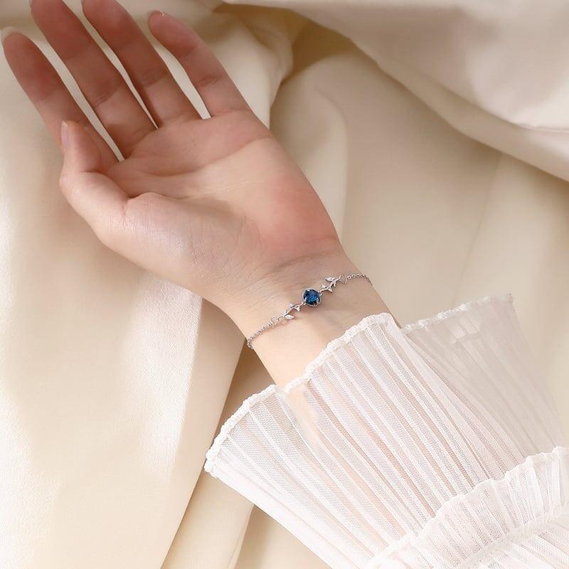 デザイン感 チャーミング 綺麗め ブレスレット アクセサリー<isf-2509>