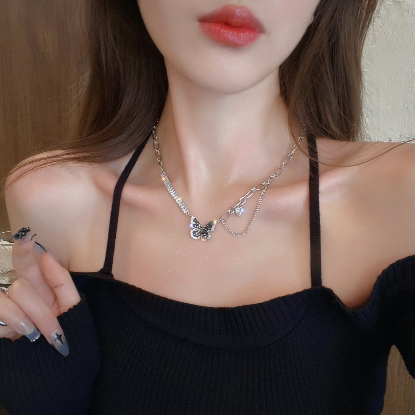 スタイリッシュ 一目惚れ 着心地抜群 ネックレス アクセサリー＜isf-3743＞