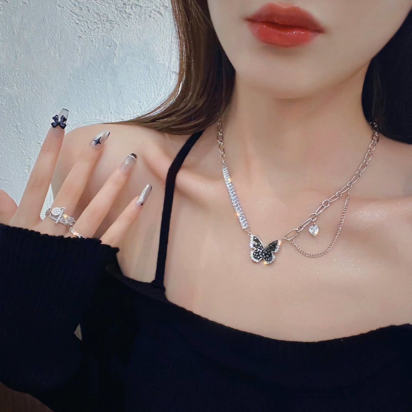 スタイリッシュ 一目惚れ 着心地抜群 ネックレス アクセサリー＜isf-3743＞