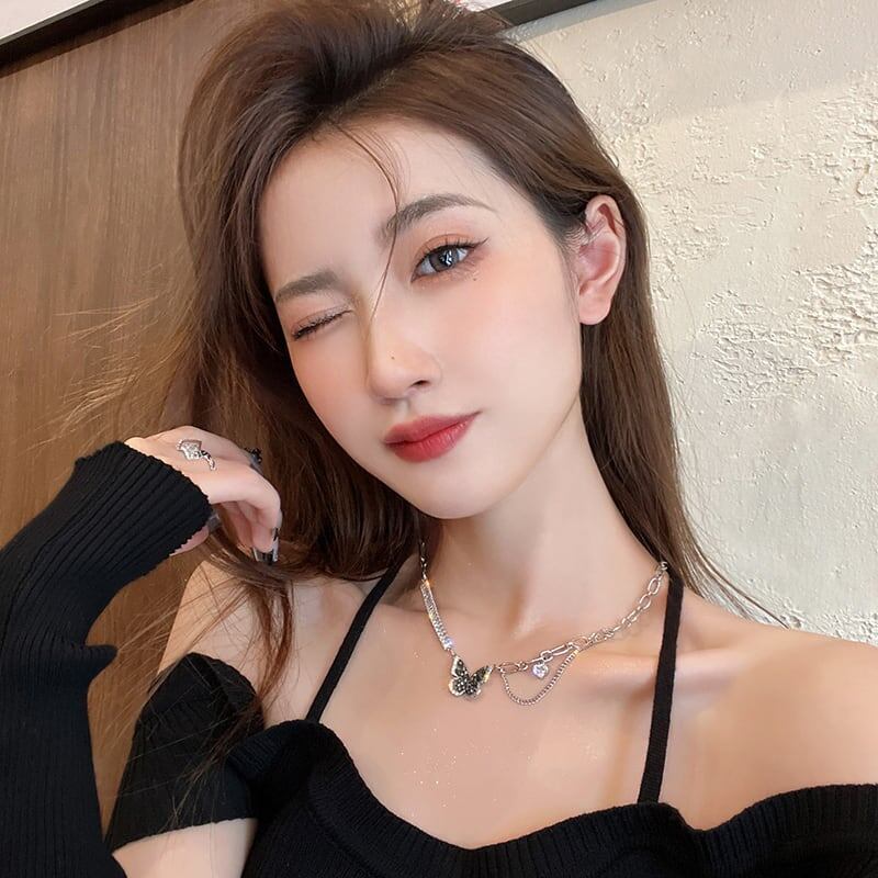 スタイリッシュ 一目惚れ 着心地抜群 ネックレス アクセサリー＜isf-3743＞